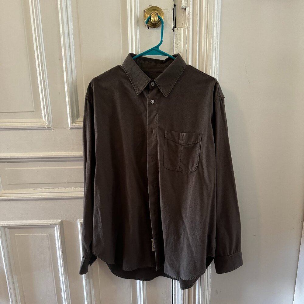 Rag & Bone olive green dress shirt
